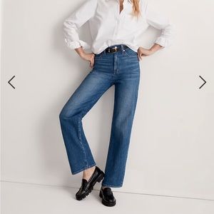 Madewell The Perfect Vintage Wide-Leg Jean in Leifland Wash size 29
